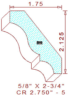 Crown 2-3/4" - 5 Crown 2-3/4" - 5