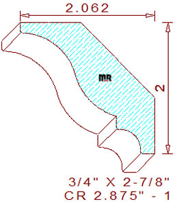 Crown 2-7/8" - 1 Crown 2-7/8" - 1