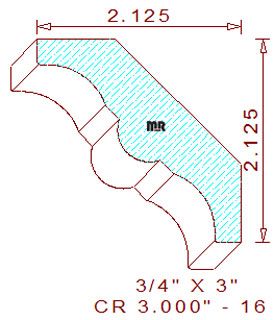 Crown 3" - 16 Crown 3" - 16