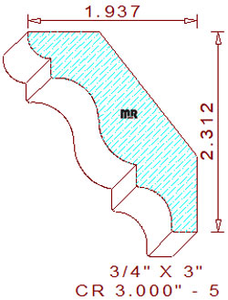 Crown 3" - 5 Crown 3" - 5