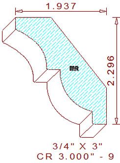 Crown 3" - 9 Crown 3" - 9