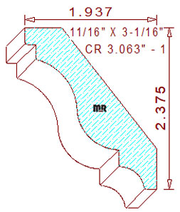 Crown 3-1/16" - 1 Crown 3-1/16" - 1