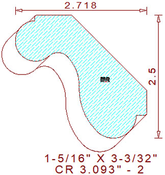 Crown 3-3/32" - 2 Crown 3-3/32" - 2