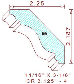 Crown 3-1/8" - 4