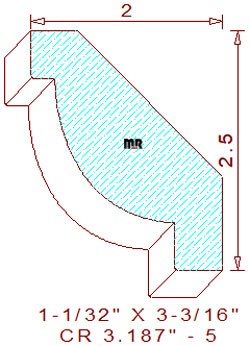 Crown 3-3/16" - 5 Crown 3-3/16" - 5
