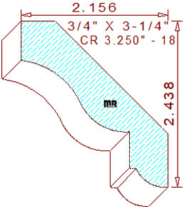 Crown 3-1/4" - 18 Crown 3-1/4" - 18