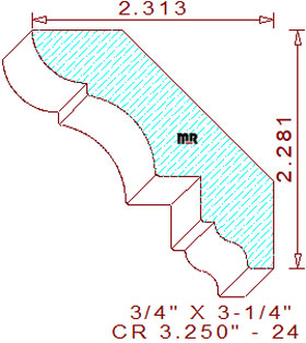 Crown 3-1/4" - 24 Crown 3-1/4" - 24