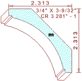 Crown 3-9/32" - 1 Crown 3-9/32" - 1
