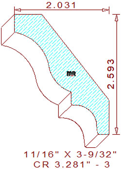 Crown 3-9/32" - 3 Crown 3-9/32" - 3