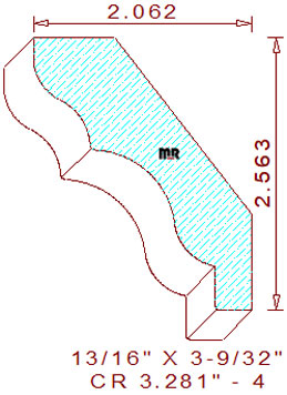 Crown 3-9/32" - 4 Crown 3-9/32" - 4