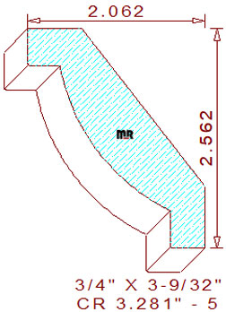 Crown 3-9/32" - 5 Crown 3-9/32" - 5
