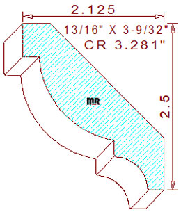 Crown 3-9/32"