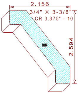 Crown 3-3/8" - 10 Crown 3-3/8" - 10