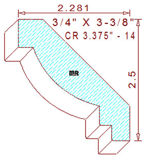 Crown 3-3/8" - 14