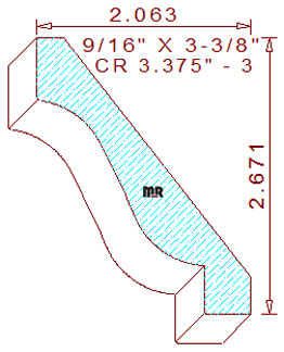 Crown 3-3/8" - 3 Crown 3-3/8" - 3