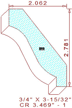 Crown 3-15/32" - 1 Crown 3-15/32" - 1