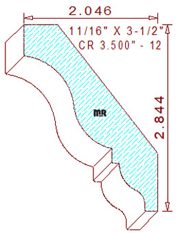 Crown 3-1/2" - 12 Crown 3-1/2" - 12
