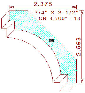 Crown 3-1/2" - 13 Crown 3-1/2" - 13