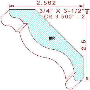 Crown 3-1/2" - 2 Crown 3-1/2" - 2