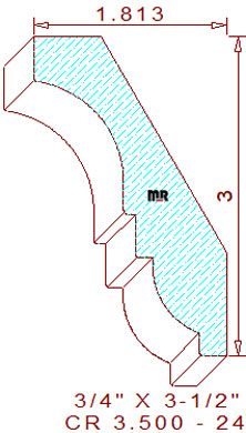 Crown 3-1/2" - 24 Crown 3-1/2" - 24