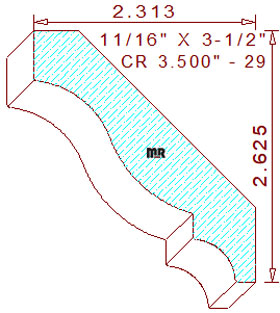 Crown 3-1/2" - 29 Crown 3-1/2" - 29