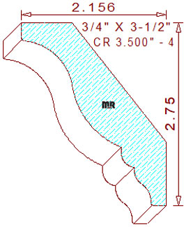 Crown 3-1/2" - 4 Crown 3-1/2" - 4