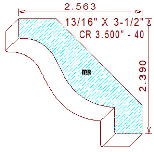 Crown 3-1/2" - 40 Crown 3-1/2" - 40