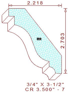 Crown 3-1/2" - 7 Crown 3-1/2" - 7