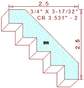 Crown 3-17/32" - 2