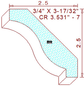 Crown 3-17/32" - 7