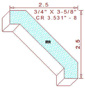 Crown 3-17/32" - 8 Crown 3-17/32" - 8
