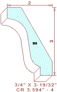 Crown 3-19/32" - 4 Crown 3-19/32" - 4
