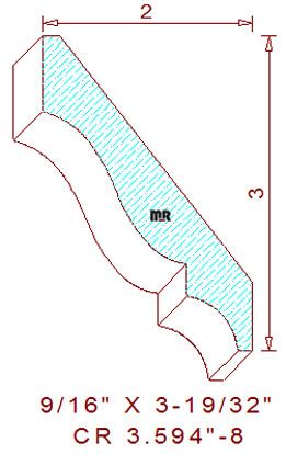 Crown 3-19/32" - 8 Crown 3-19/32" - 8