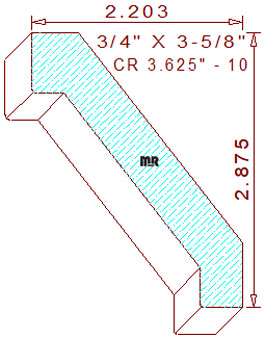 Crown 3-5/8" - 10 Crown 3-5/8" - 10