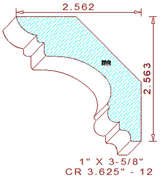 Crown 3-5/8" - 12 Crown 3-5/8" - 12