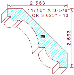 Crown 3-5/8" - 13