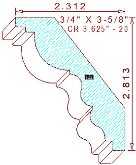 Crown 3-5/8" - 20 Crown 3-5/8" - 20