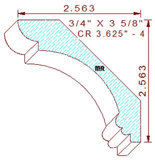 Crown 3-5/8" - 4 Crown 3-5/8" - 4