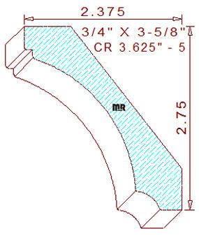 Crown 3-5/8" - 5 Crown 3-5/8" - 5