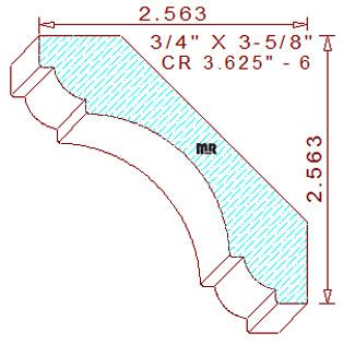Crown 3-5/8" - 6 Crown 3-5/8" - 6