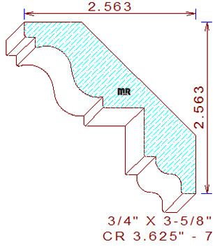 Crown 3-5/8" - 7 Crown 3-5/8" - 7