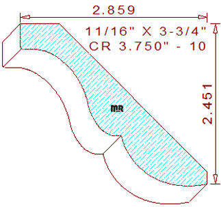 Crown 3-3/4" - 10 Crown 3-3/4" - 10