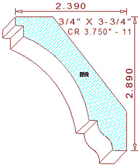 Crown 3-3/4" - 11 Crown 3-3/4" - 11