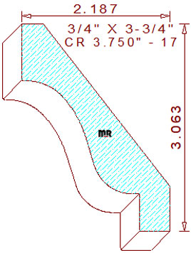 Crown 3-3/4" - 17 Crown 3-3/4" - 17