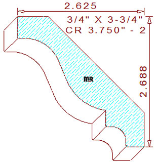 Crown 3-3/4" - 2 Crown 3-3/4" - 2