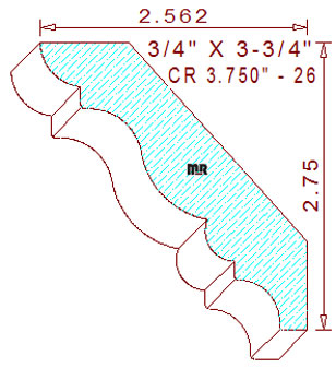 Crown 3-3/4" - 26 Crown 3-3/4" - 26