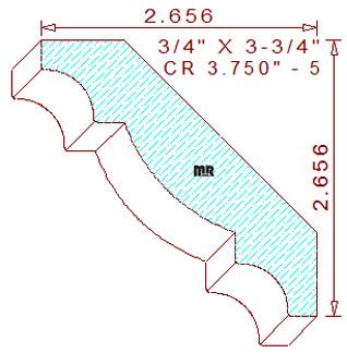 Crown 3-3/4" - 5 Crown 3-3/4" - 5