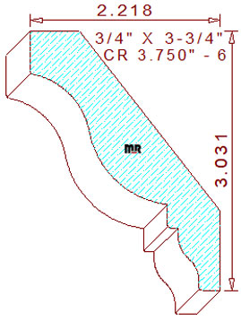 Crown 3-3/4" - 6 Crown 3-3/4" - 6