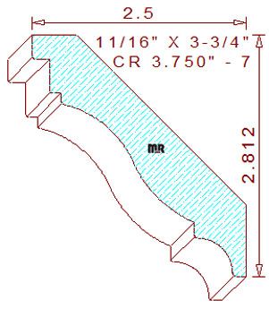 Crown 3-3/4" - 7 Crown 3-3/4" - 7