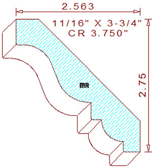 Crown 3-3/4" Crown 3-3/4"